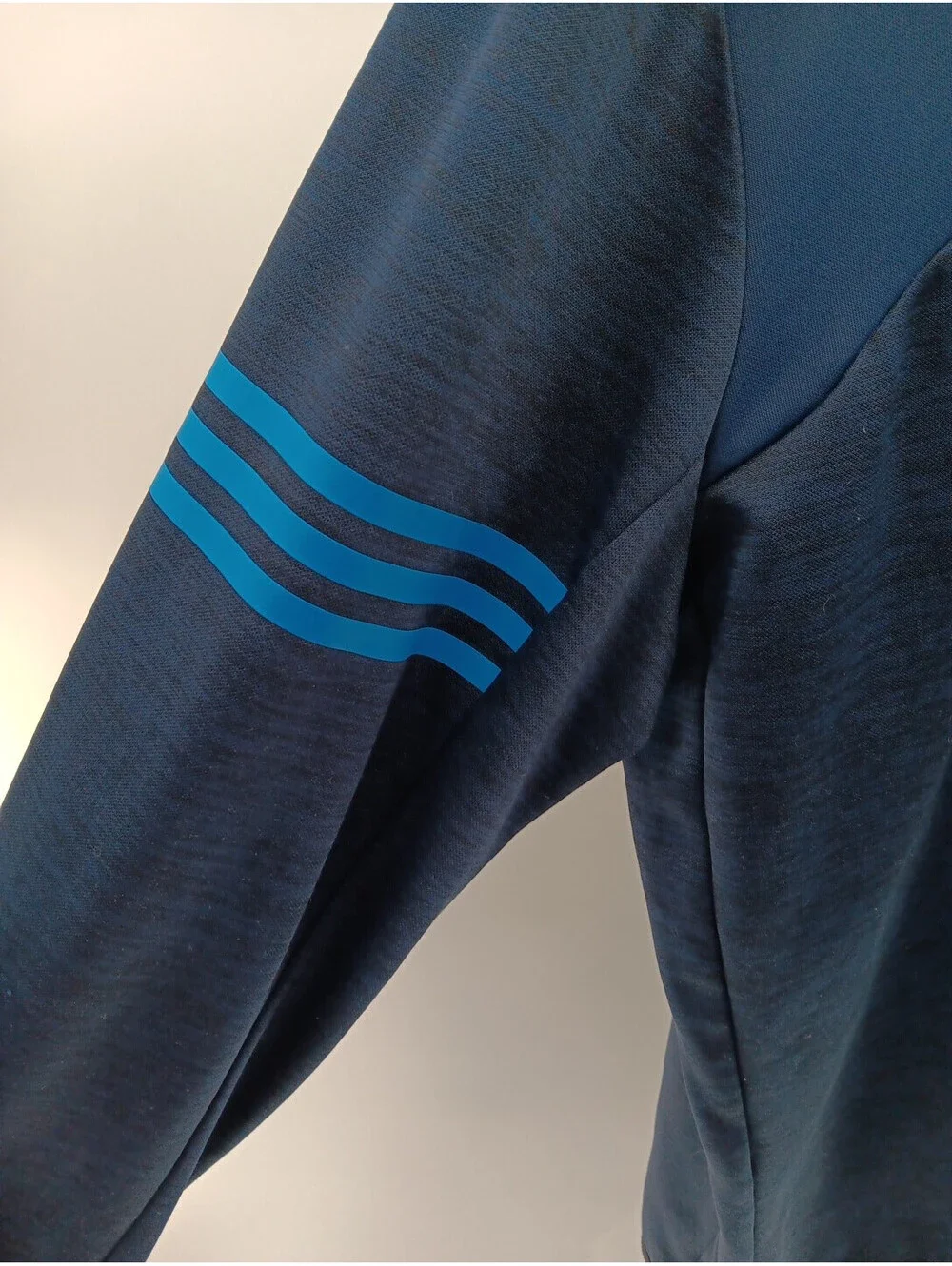 Adidas Golf Jacket Mens XL Navy Blue Performance 1/4 Zip Athletic Lightweight